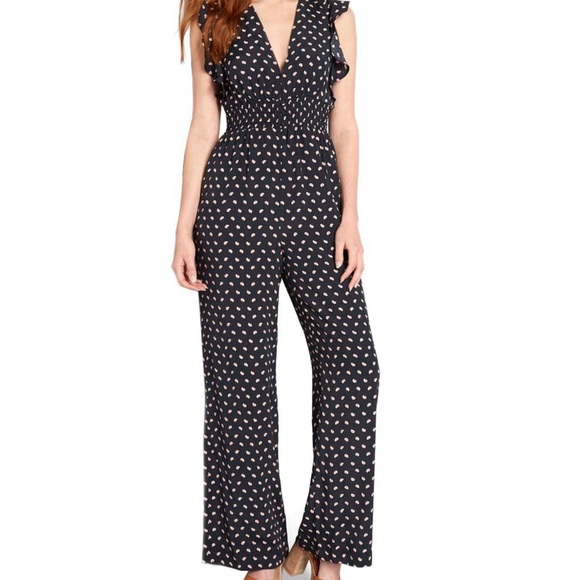 ModCloth fit-to-party wide leg jumpsuit size small - Picture 3 of 12